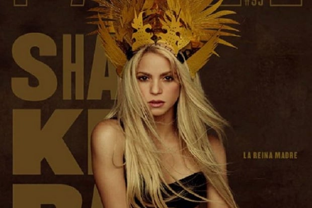 Shakira Penyanyi Paling Populer di Medsos