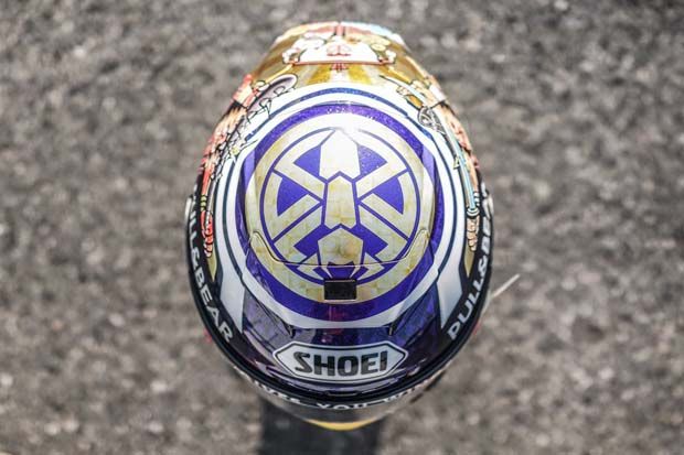 Mengintip Desain Helm Spesial Marquez di MotoGP Jepang