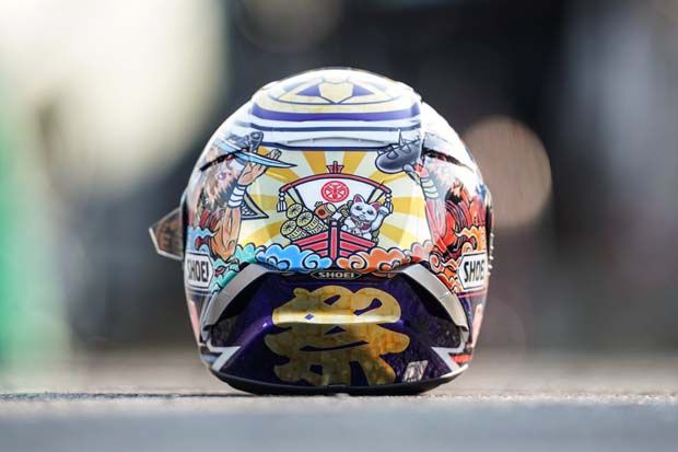 Mengintip Desain Helm Spesial Marquez di MotoGP Jepang