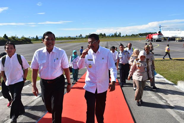 Selamat! Penerbangan Internasional Silangit Dibuka Perdana
