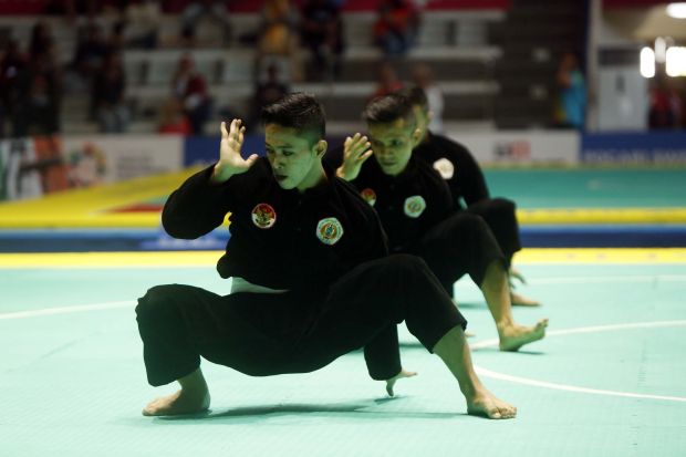 Tim Regu Putra Indonesia Amankan Emas Ketiga di Pencak Silat