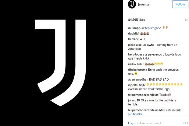 Logo Baru Juventus Dihujani Kritik