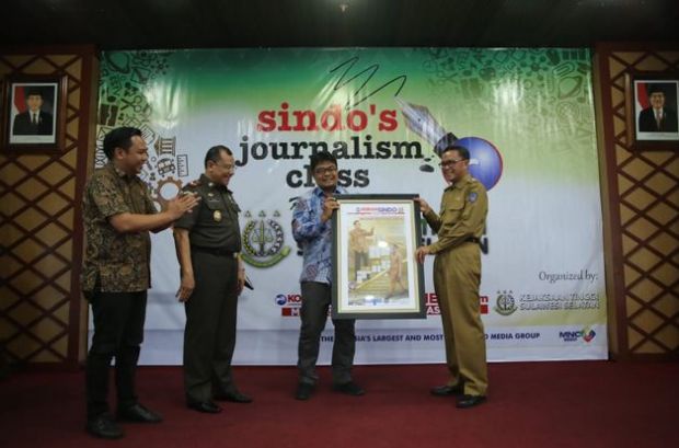 Buka Sindo's Journalism Class, Gubernur Nurdin Abdulah Puji TP4D Kejati Sulsel