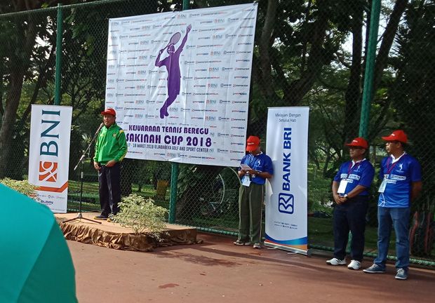 Ratusan Peserta Ikuti Kejuaraan Tenis Beregu Sakinah Cup 2018