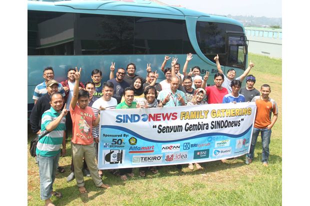 Pererat Silaturahmi Redaksi SINDOnews Gelar Family Gathering