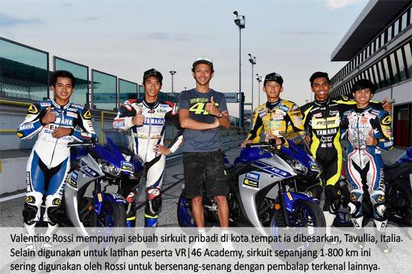Langkah Cerdas Valentino Rossi Memperkaya Diri