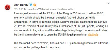Skor Snapdragon 855 Lewati Capaian Apple A12 di Situs AnTuTu