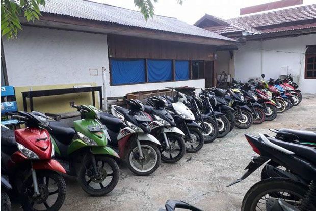 Polres Sorong Kota Amankan Puluhan Motor Hasil Curian