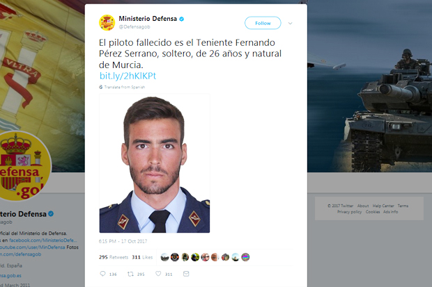 Spanish F18 Fighter Jet Crashes in Madrid