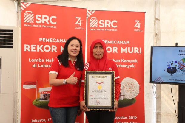Perayaan HUT ke-74 RI oleh SRC Pecahkan Rekor MURI