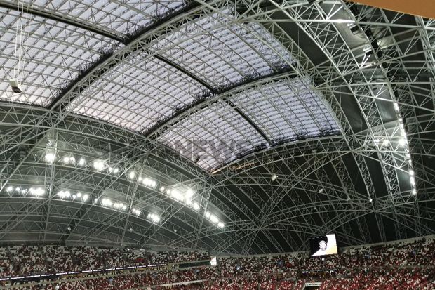 Nonton Manchester United di Executive Suite Stadion Nasional Singapura