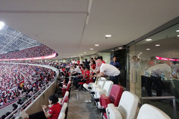 Nonton Manchester United di Executive Suite Stadion Nasional Singapura