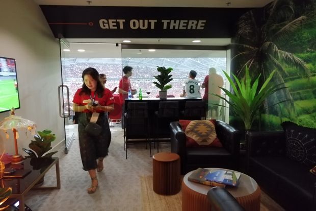 Nonton Manchester United di Executive Suite Stadion Nasional Singapura