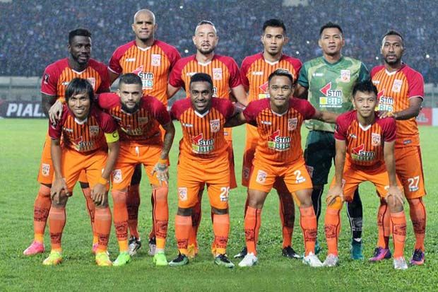 Starting eleven Pusamania Borneo FC di semifinal Piala Presiden 2017. (Foto-PBFC)