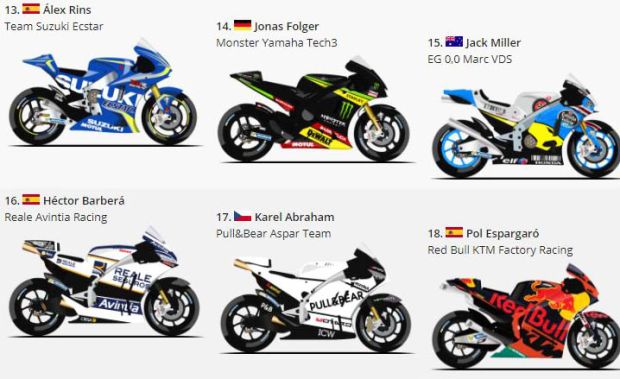 Starting grid MotoGP Brno 2017. (Foto-Motorsport) III