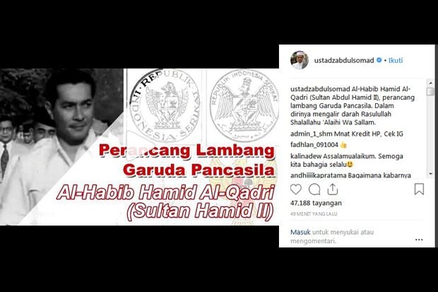 Ustaz Abdul Somad Kagumi Perancang Lambang Garuda Pancasila