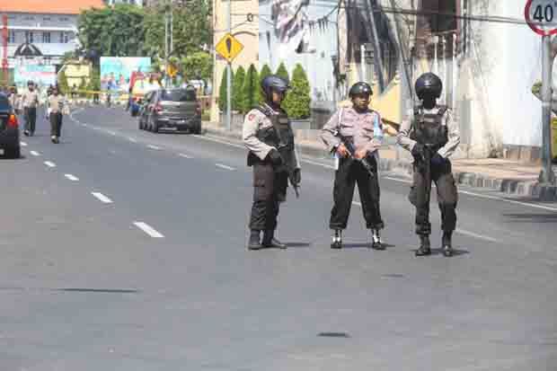 Buntut Bom Polrestabes, Polda Jatim Dijaga Ketat