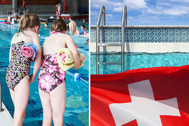 Swiss Muslim Girls Must Swim with Boys