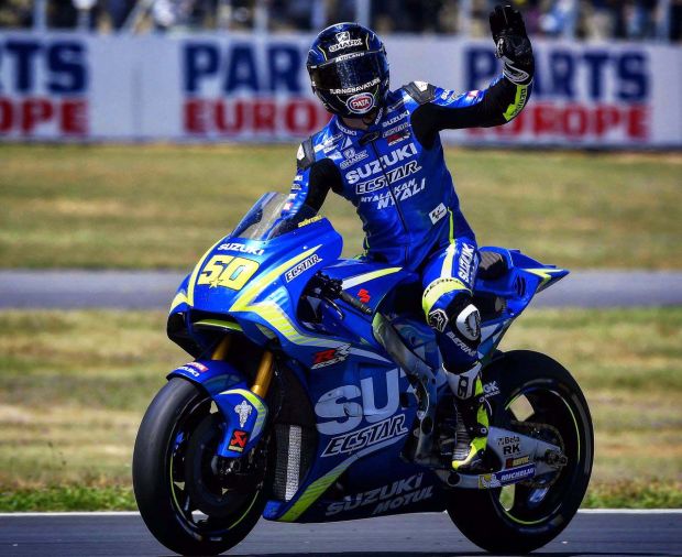 Sylvain Guintoli di akhir pekan lomba MotoGP Prancis 2017. (Foto-twitter) 2