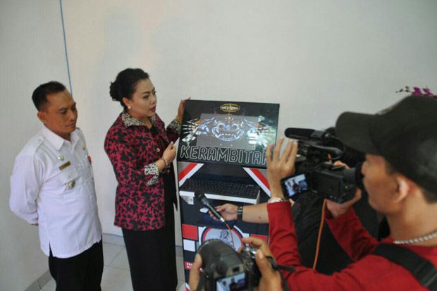 Pangkas Birokrasi, Bupati Tabanan Resmikan Taman Serasi
