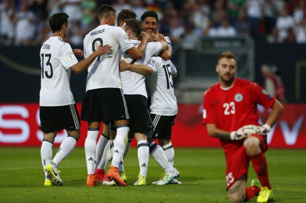 Jerman Sarangkan Tujuh Gol ke Gawang San Marino