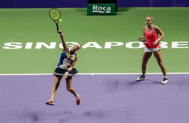 Timea Babos/Andrea Hlavackova Juara Kelas Double WTA 2017