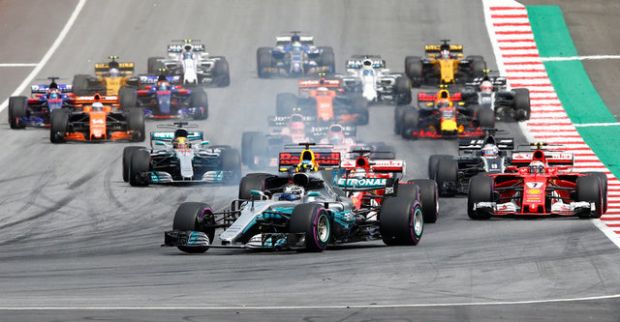 Bottas Asapi Vettel di GP Austria 2017