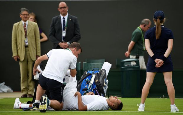 Kyrgios Mundur di Babak Pertama Wimbledon