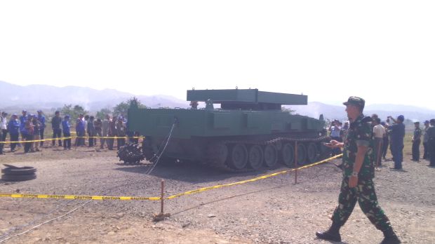 Masuk Tahap Pengujian, Tank Medium Pindad Diledakkan TNT 10 Kg