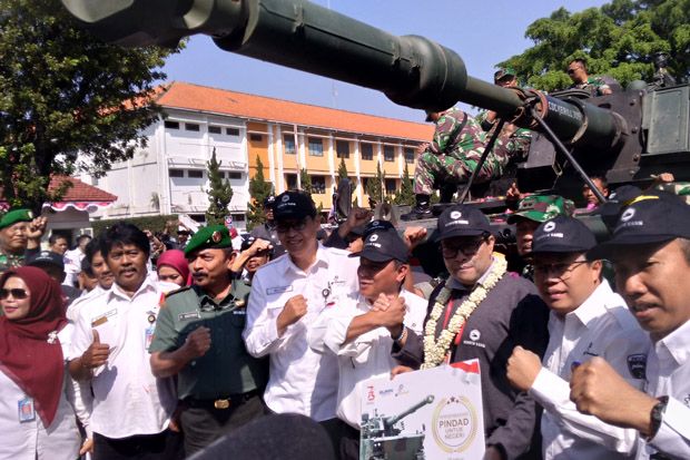 Lolos Serangkaian Uji Coba, Kedatangan Medium Tank Pindad Disambut Meriah