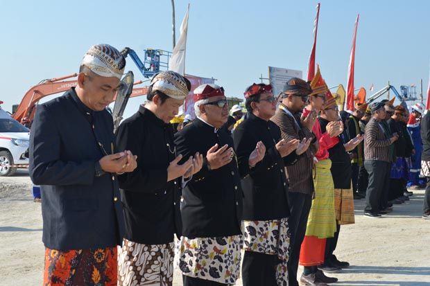 PT Pertamina EP Cepu Bersama Ribuan Pekerja Proyek JTB Gelar Upacara HUT ke-74 RI