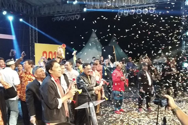 Malam Tahun Baru, TMII Dipadati 74.692 Pengunjung