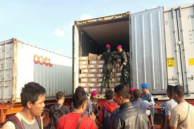 TNI AL Gagalkan Penyelundupan 4 Petikemas Daging Sapi Asal Australia