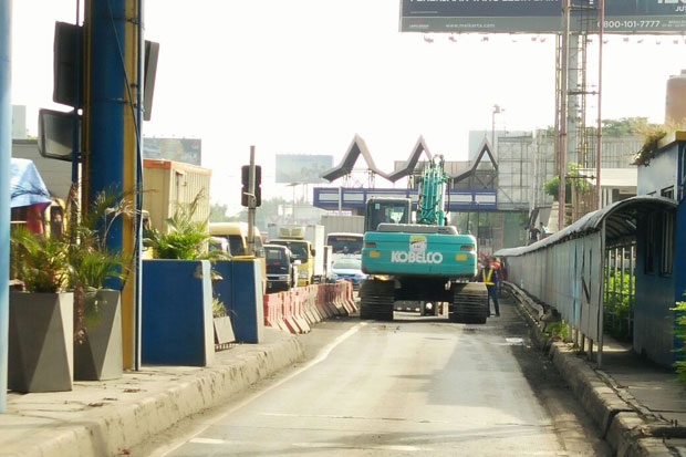 Ada Perbaikan Jalan, GT Cengkareng 2 Arah Bandara Soetta Ditutup