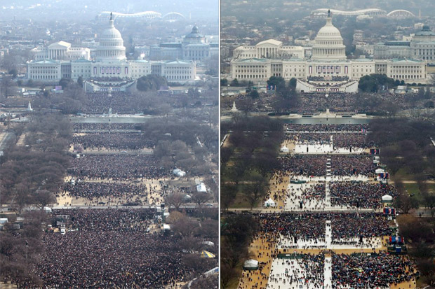 Foto Penonton Inaugurasi Trump Sedikit, Gedung Putih Murka ke Media