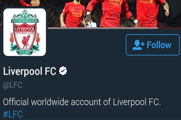 MU Juara, Liverpool Terpaksa Ubah Profil Twitter