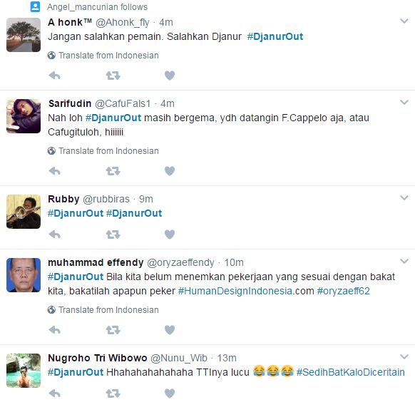 Fans Persib ingin Djajur didepak