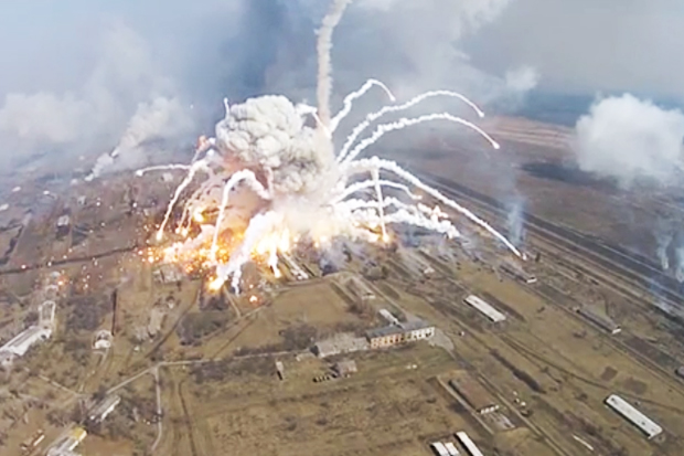 There're Russian Sabotage at Massive Explosion in Ukraine Weapons Factory?