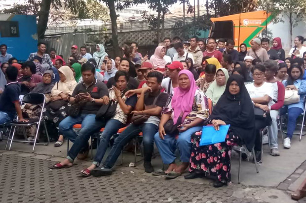 Ratusan Pedagang Jatibaru Ikuti Pengundian Kios di JPM Tanah Abang