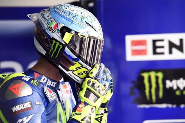 Valentino Rossi (Tim Movistar Yamaha Factory Racing) pada tes pramusim III MotoGP 2017 di Sirkuit Losail Qatar. (Foto-MotoGP)
