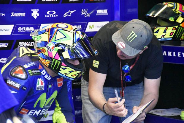 Valentino Rossi (Yamaha Factory Racing) di FP2 MotoGP Austin 2017. (Foto-Motorsport)