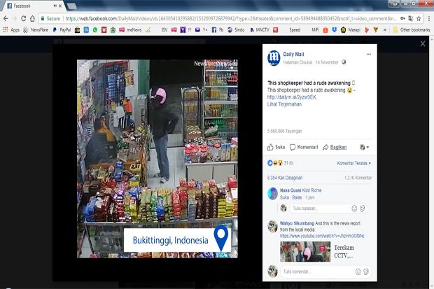 Viral! Pencurian Saat Penjaga Toko Tertidur Mendunia