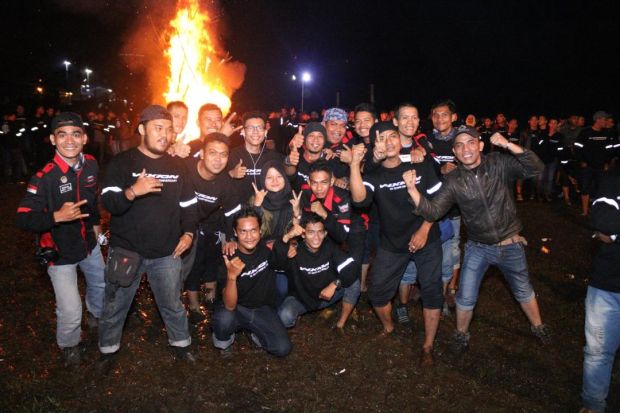 Jambore 1 Dekade Vixion Mampir di Tanah Sumatera