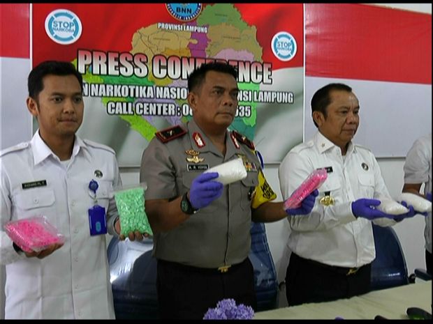 Sita Sabu 4 Kg dan 4.000 Pil Ineks, BNN Bekuk Oknum Polisi dan Sipir Lapas