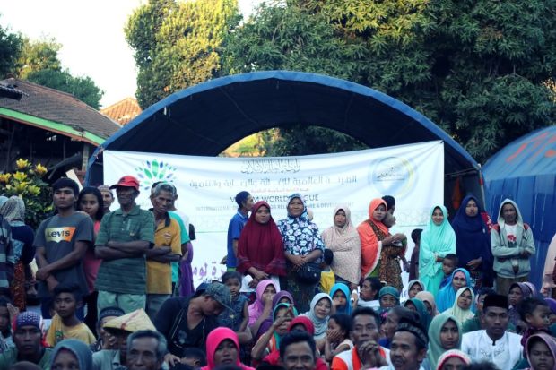 Rabithah Alam Islami Sampaikan Bantuan untuk Korban Gempa Lombok
