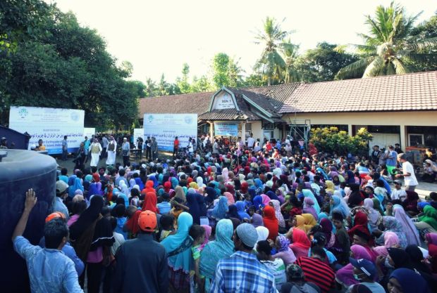 Rabithah Alam Islami Sampaikan Bantuan untuk Korban Gempa Lombok