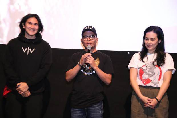 Jalin Keakraban, Menaker dan Serikat Pekerja Nobar 