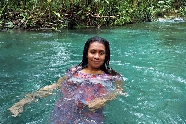 Pesona Wisata Sungai Kali Biru di Raja Ampat