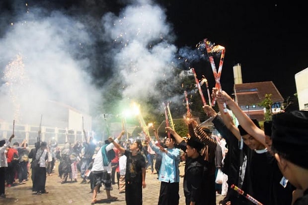 Atraksi Barongsai Meriahkan Perayaan Tahun Baru Islam di Semarang