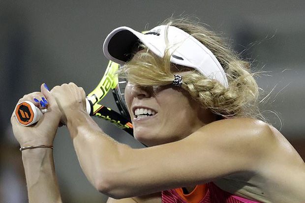 Mengejutkan, Petenis Peringkat 41 Dunia Kalahkan Caroline Wozniacki